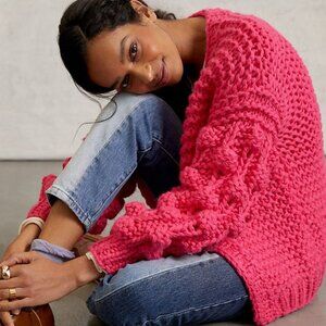 Anthropologie Pamela Textured Cardigan